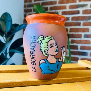 1 Mexican Lottery Cup - Cantarito Clay Cup - Jarrito Cup, MEXICAN clay !!!WHOLESALE!!