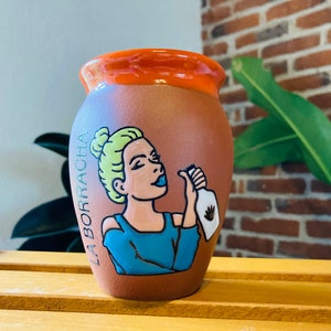 1 Mexican Lottery Cup - Cantarito Clay Cup - Jarrito Cup, MEXICAN clay !!!WHOLESALE!!