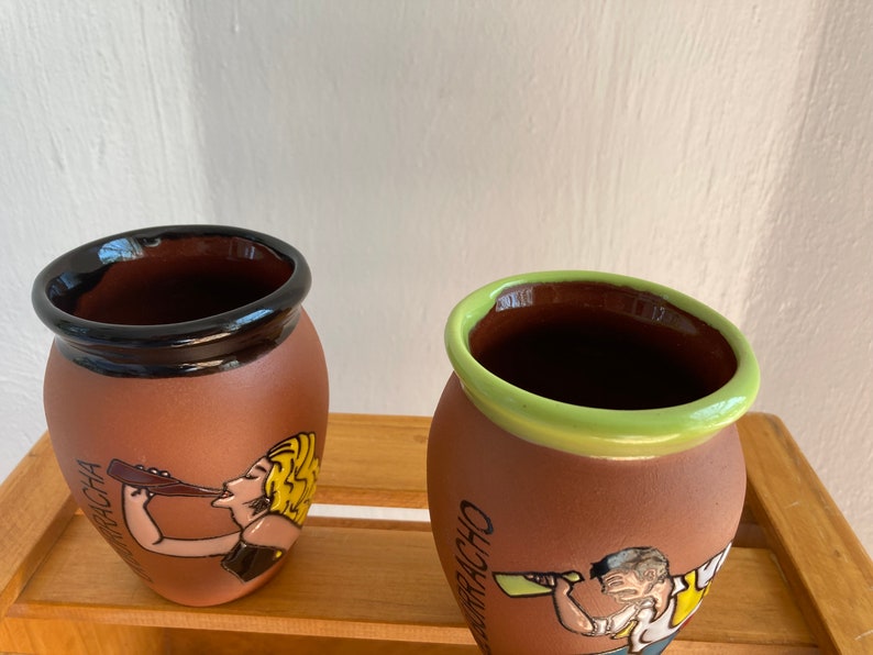 7 Mexican Lottery Cups - Copa Cantarito Clay - Copa Jarrito, MEXICAN clay !!!WHOLESALE!!