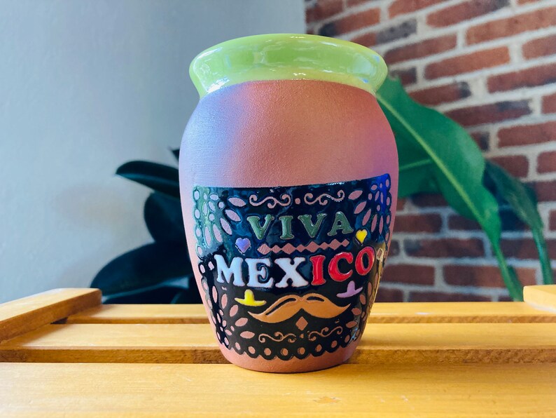 2 Mexican Lottery Cup - Cantarito Clay Cup - Jarrito Cup, MEXICAN clay !!!WHOLESALE!!
