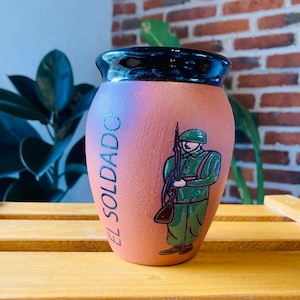 1 Mexican Lottery Cup - Cantarito Clay Cup - Jarrito Cup, MEXICAN clay !!!WHOLESALE!!