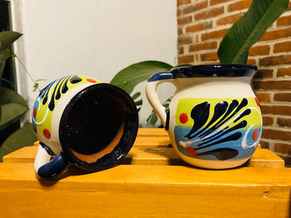 1 JARRITO mexican clay, Mexican clay cup, MEXICAN cup HAND painted !!!wholesale!!