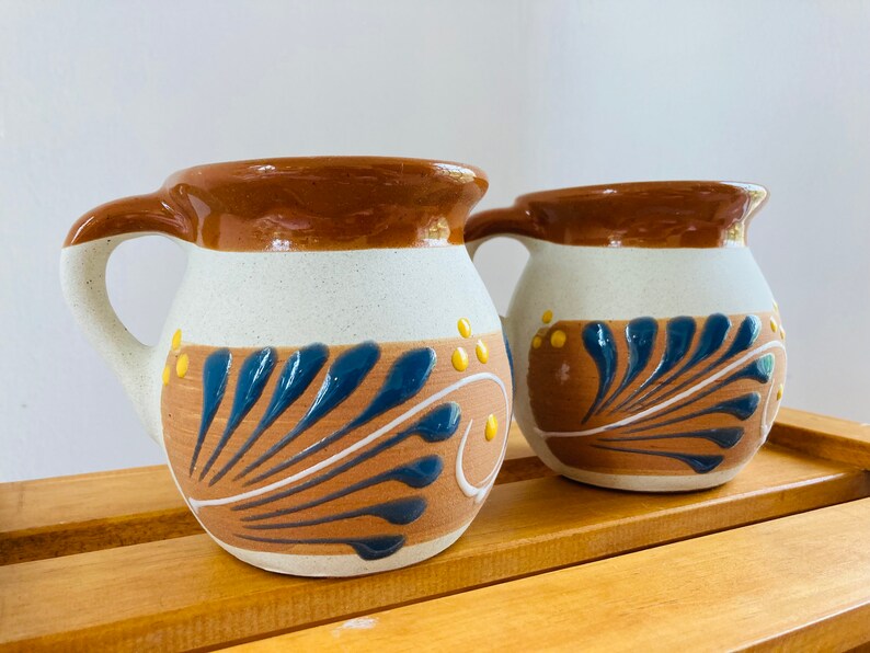 2 JARRITOS mexican clay, Mexican clay cup, MEXICAN cup HAND PAINTED !!!wholesale!!