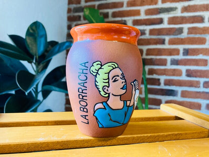 1 Mexican Lottery Cup - Cantarito Clay Cup - Jarrito Cup, MEXICAN clay !!!WHOLESALE!!