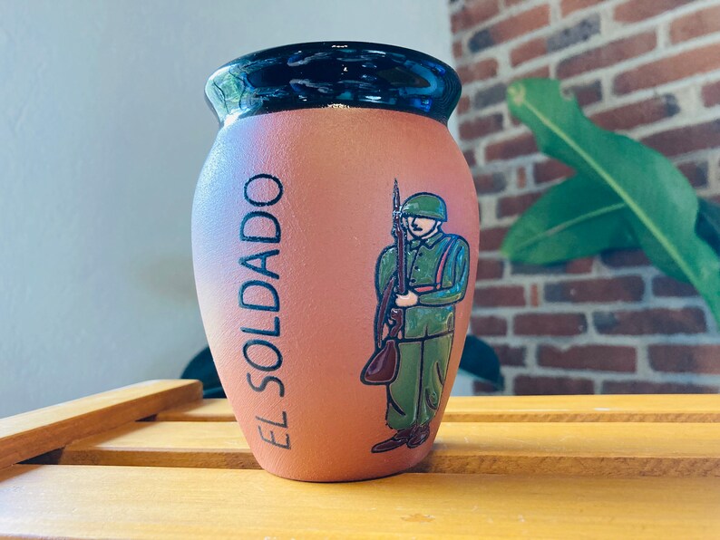 1 Mexican Lottery Cup - Cantarito Clay Cup - Jarrito Cup, MEXICAN clay !!!WHOLESALE!!