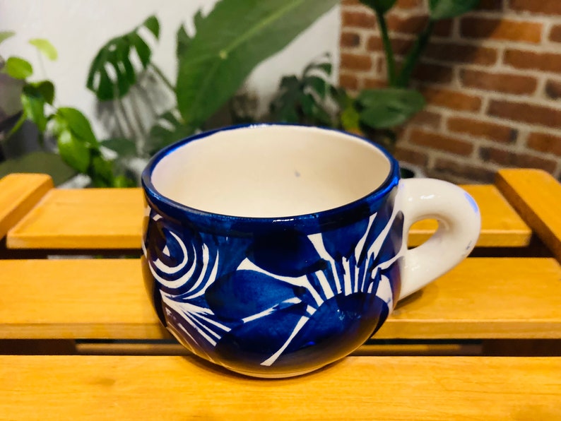 2 MEXICAN cup, HAND-painted Mexican clay cup !!!wholesale!!