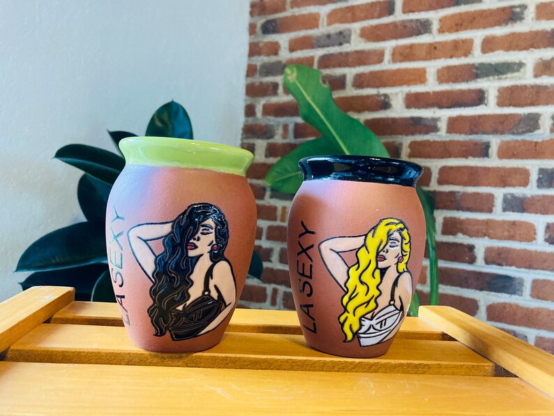 1 Mexican Lottery Cup - Cantarito Clay Cup - Jarrito Cup, MEXICAN clay !!!WHOLESALE!!