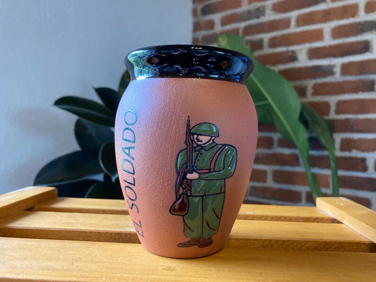 1 Mexican Lottery Cup - Cantarito Clay Cup - Jarrito Cup, MEXICAN clay !!!WHOLESALE!!