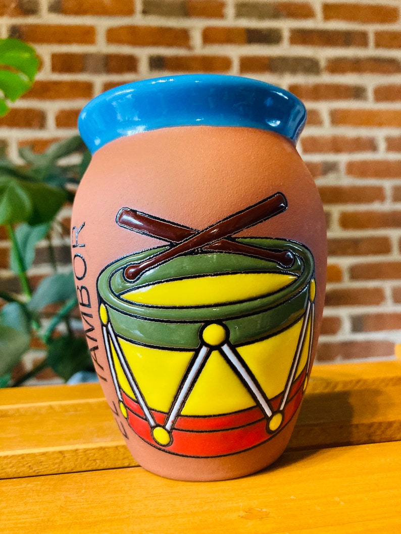 1 Mexican Lottery Cup - The drum- Cantarito Clay Cup - Jarrito Cup, Mexican clay !!!WHOLESALE!!