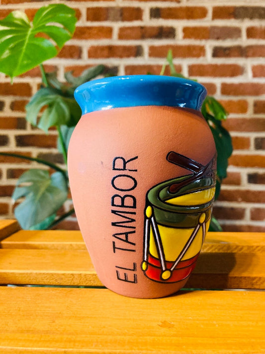 1 Mexican Lottery Cup - The drum- Cantarito Clay Cup - Jarrito Cup, Mexican clay !!!WHOLESALE!!