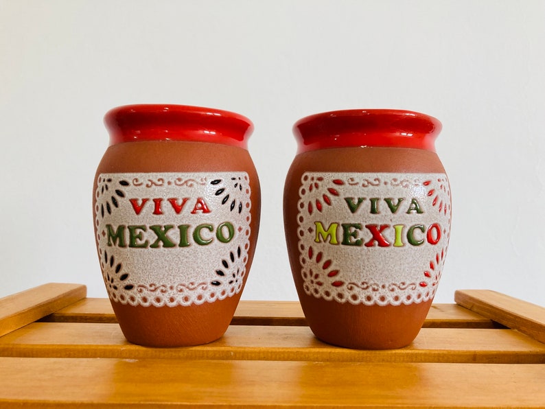 1 Mexican Lottery Cup - Cantarito Clay Cup - Jarrito Cup, long live Mexico, MEXICAN clay !!!WHOLESALE!!