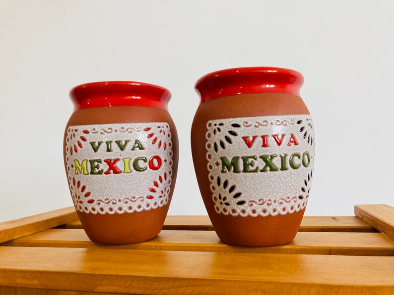 1 Mexican Lottery Cup - Cantarito Clay Cup - Jarrito Cup, long live Mexico, MEXICAN clay !!!WHOLESALE!!