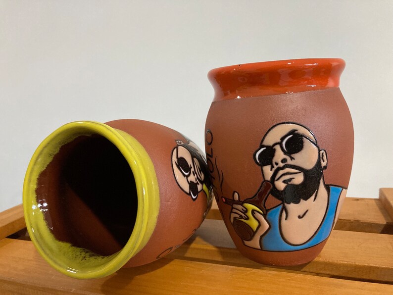 1 Mexican Lottery Cup - Cantarito Clay Cup - El cholo Cup, MEXICAN clay !!!WHOLESALE!!
